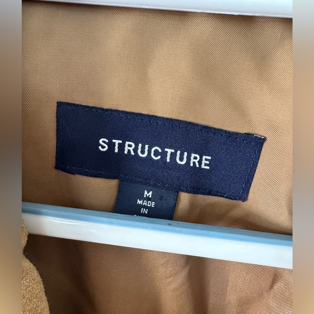 Structure Leather Jacket - image 3